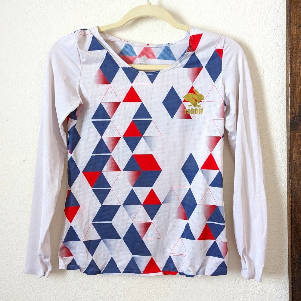 Rabbit Runtee Long Sleeve Triangle Pattern